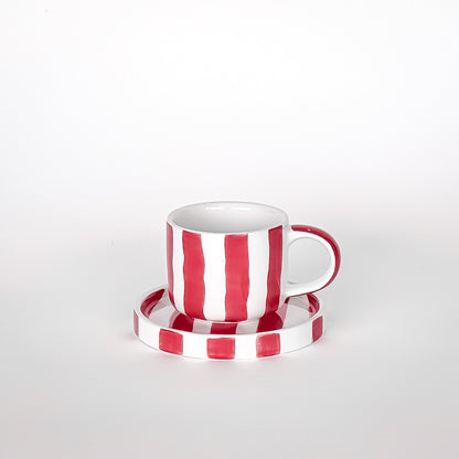 Espresso Stripes - tramonto red 2er Set