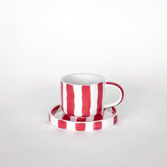 Espresso Stripes - tramonto red 2er Set