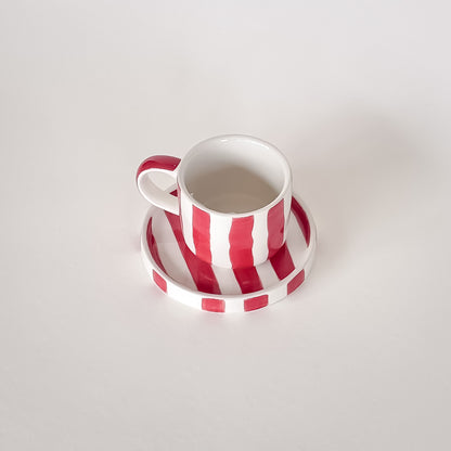 Espresso Stripes - tramonto red 2er Set