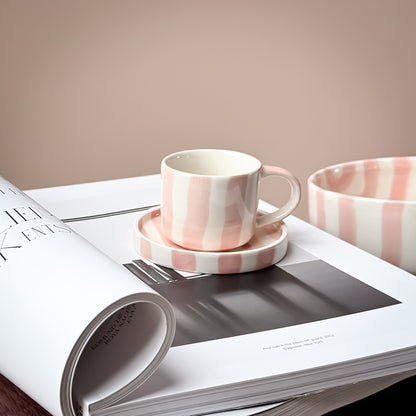 Espresso Stripes - incanto rose 2er Set